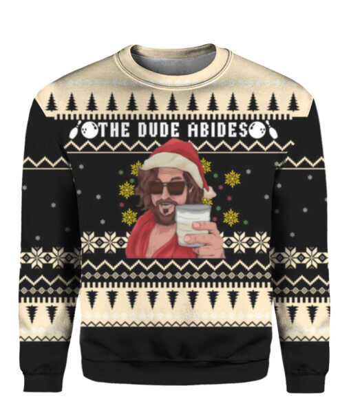 The Dude Abides Christmas sweater $29.95 6qrfkaiierl2k0iee0mvf701n8 APCS colorful front