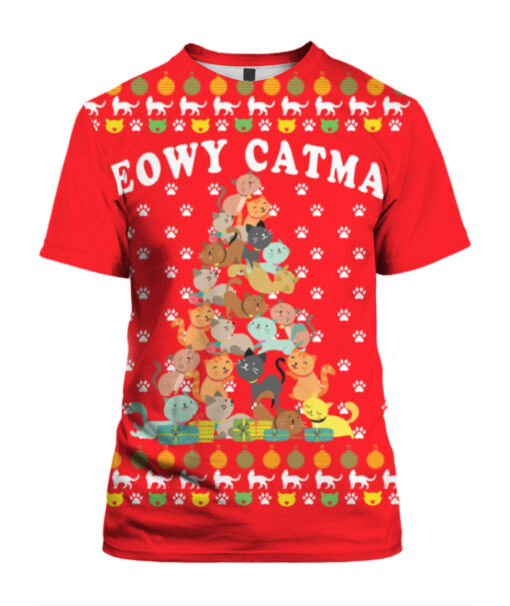 Meowy Catmas 3D Christmas sweater $29.95