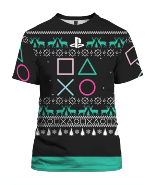 Play station Christmas sweater $29.95 8e975a573ba3218ce379e8dc94e60d46 APTS Colorful front