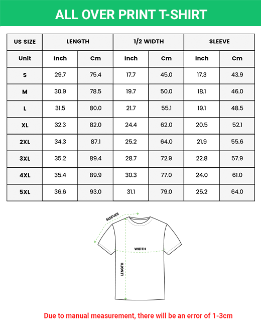 size chart jersey