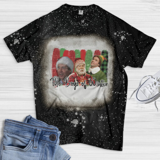 The boys of winter t-shirt $19.95 Bleached T Shirt Mockup v2 2