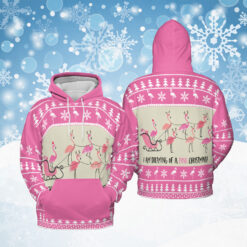 Flamingo ugly Christmas sweater $36.95