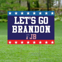 Let go brandon yard sign mopckup