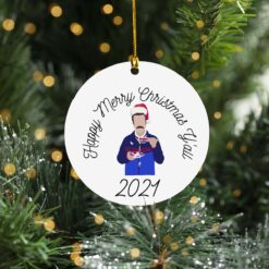 Ted Lasso Merry Christmas Y'all 2021 ornament