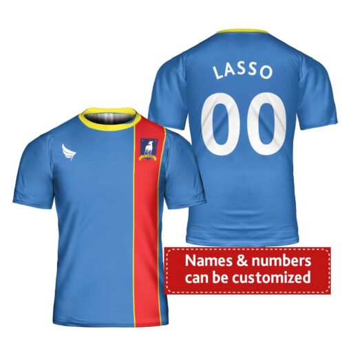 Custom Player AFC Richmond Jersey t-shirt $27.95 afc richmond jersey TED LASSO mockup