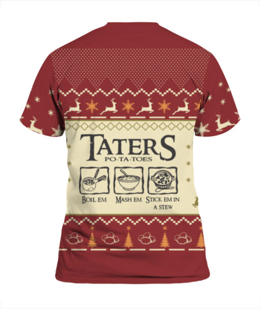 Lord Of The Rings Taters Potatoes Christmas Sweater $29.95