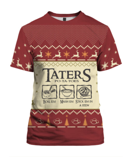 Lord Of The Rings Taters Potatoes Christmas Sweater $29.95