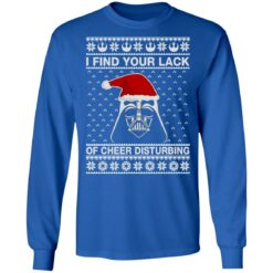 Darth Vader i find your lack of cheer disturbing Christmas sweater $19.95