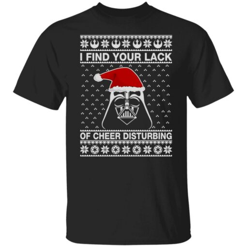 Darth Vader i find your lack of cheer disturbing Christmas sweater $19.95 redirect10032021221035 10