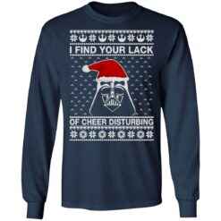 Darth Vader i find your lack of cheer disturbing Christmas sweater $19.95