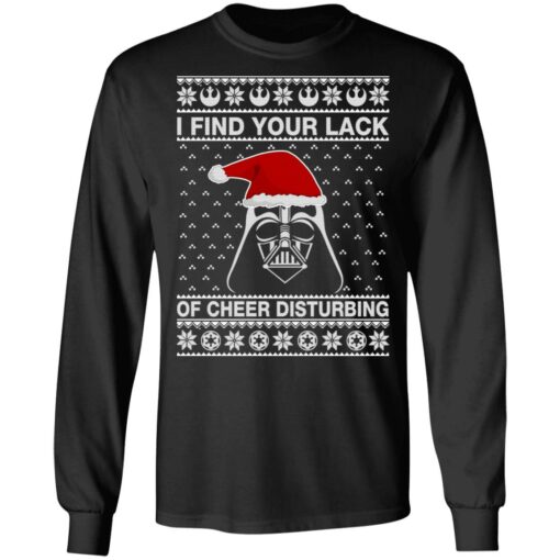 Darth Vader i find your lack of cheer disturbing Christmas sweater $19.95 redirect10032021221035