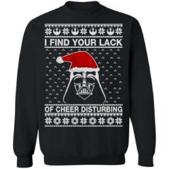 Darth Vader i find your lack of cheer disturbing Christmas sweater $19.95 redirect10032021221035 6