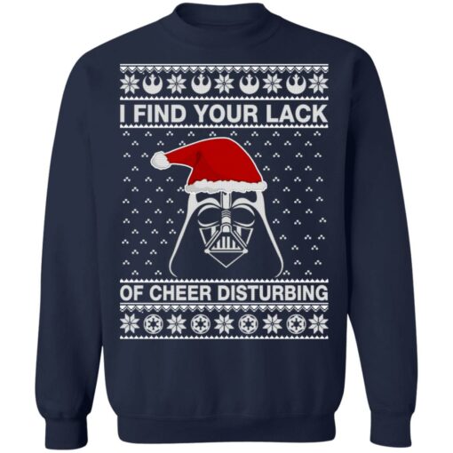 Darth Vader i find your lack of cheer disturbing Christmas sweater $19.95 redirect10032021221035 7