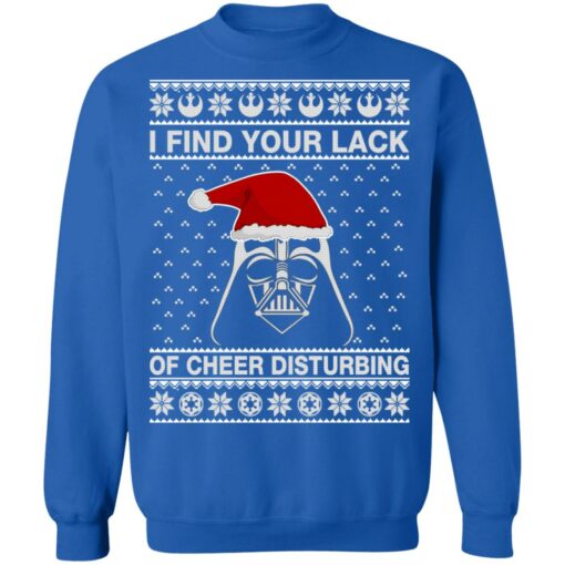 Darth Vader i find your lack of cheer disturbing Christmas sweater $19.95 redirect10032021221035 9