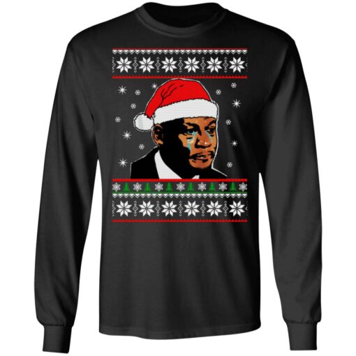 Crying Jordan Christmas sweater $19.95