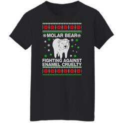 Molar bear fighting against enamel cruelty Christmas sweatshirt $19.95