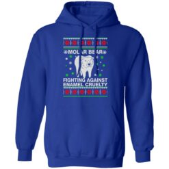 Molar bear fighting against enamel cruelty Christmas sweatshirt $19.95 redirect10032021231017 5