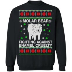 Molar bear fighting against enamel cruelty Christmas sweatshirt $19.95 redirect10032021231017 6