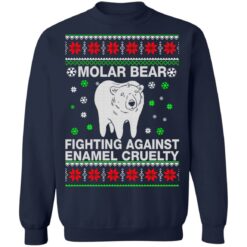 Molar bear fighting against enamel cruelty Christmas sweatshirt $19.95 redirect10032021231017 7