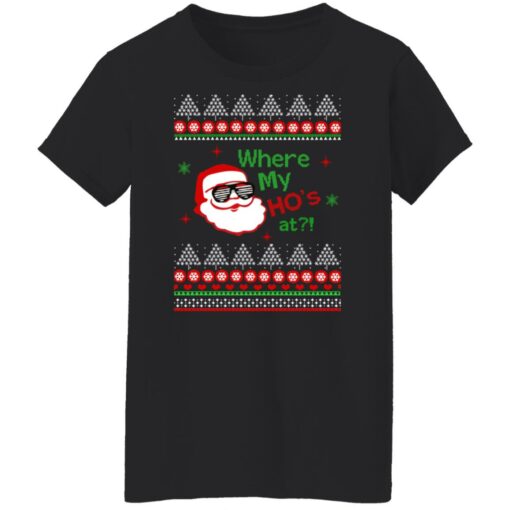 Santa Claus where my ho's at Christmas sweater $19.95 redirect10042021001028 11