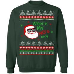 Santa Claus where my ho's at Christmas sweater $19.95