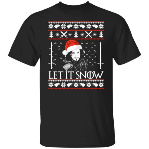 Jon Snow let it snow Christmas sweater $19.95 redirect10042021001056 10