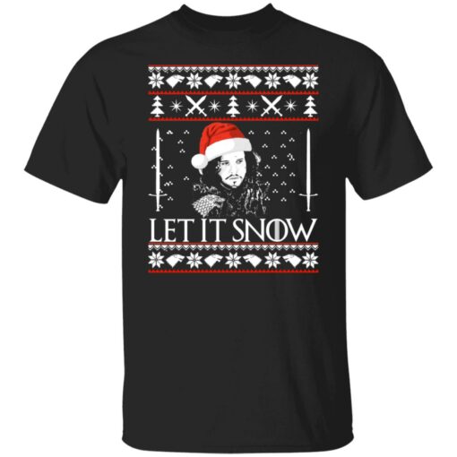 Jon Snow let it snow Christmas sweater $19.95