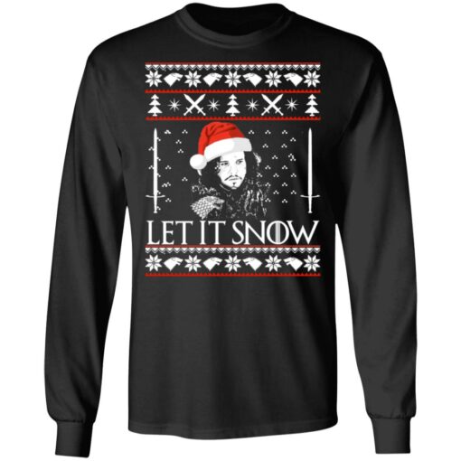 Jon Snow let it snow Christmas sweater $19.95