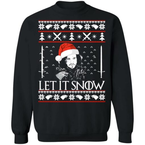 Jon Snow let it snow Christmas sweater $19.95 redirect10042021001056 6