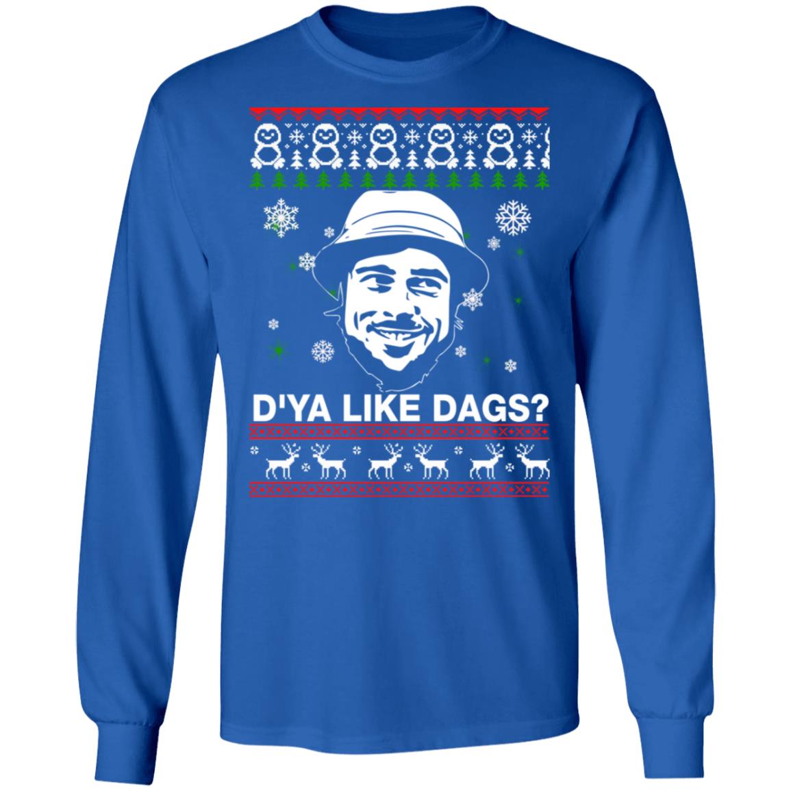 M*ck*y O'Neil d'ya like dags Christmas sweater M*ck*y O'Neil d'ya like dags Christmas sweater $19.95