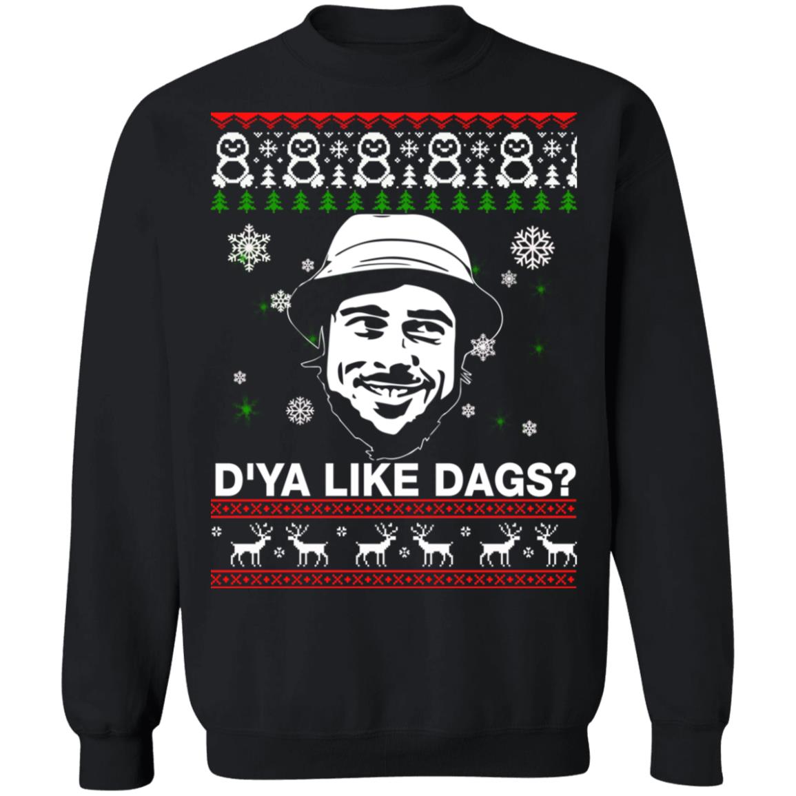 M*ck*y O'Neil d'ya like dags Christmas sweater M*ck*y O'Neil d'ya like dags Christmas sweater $19.95