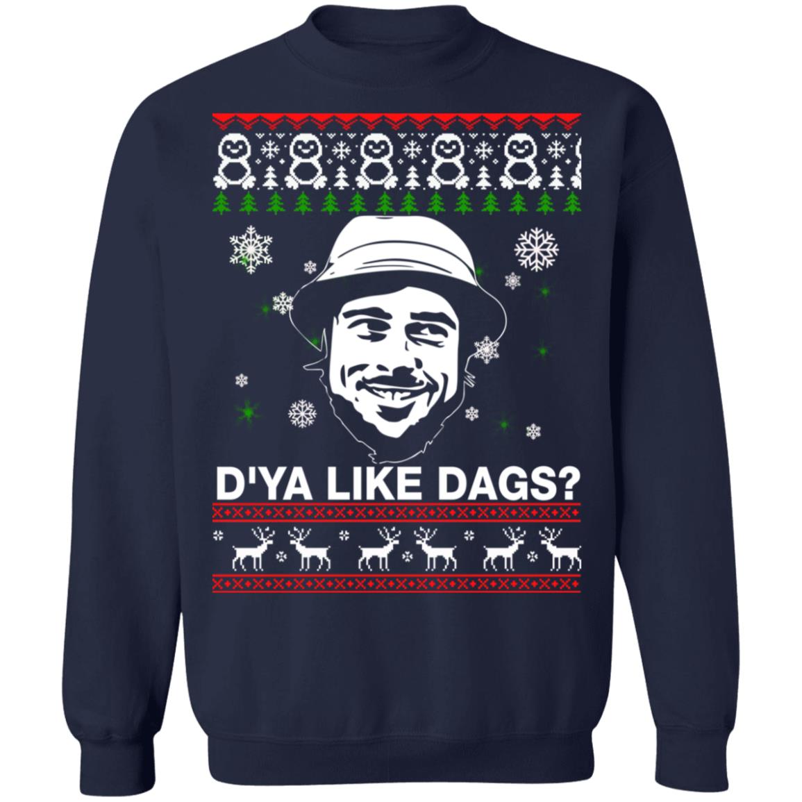 M*ck*y O'Neil d'ya like dags Christmas sweater M*ck*y O'Neil d'ya like dags Christmas sweater $19.95