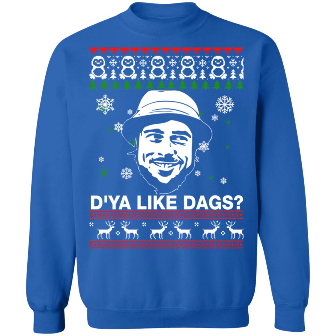 M*ck*y O'Neil d'ya like dags Christmas sweater M*ck*y O'Neil d'ya like dags Christmas sweater $19.95