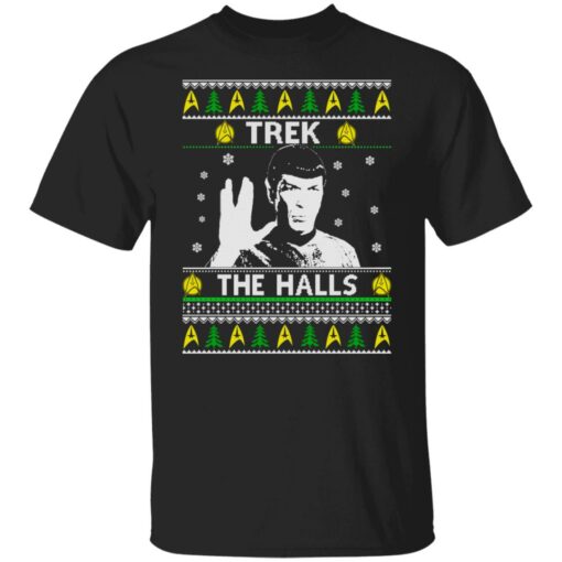 Spock Trek the halls Christmas sweater $19.95 redirect10042021021042 10