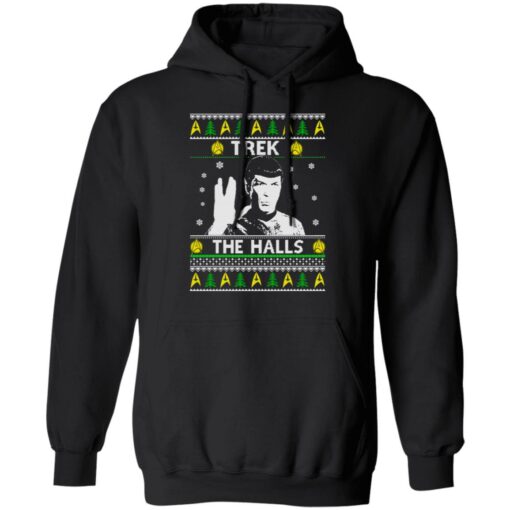 Spock Trek the halls Christmas sweater $19.95 redirect10042021021042 3