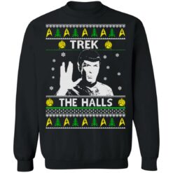 Spock Trek the halls Christmas sweater $19.95 redirect10042021021042 6