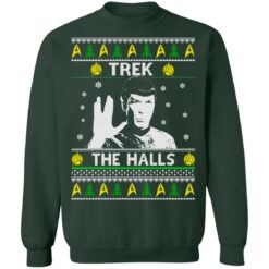 Spock Trek the halls Christmas sweater $19.95 redirect10042021021042 8