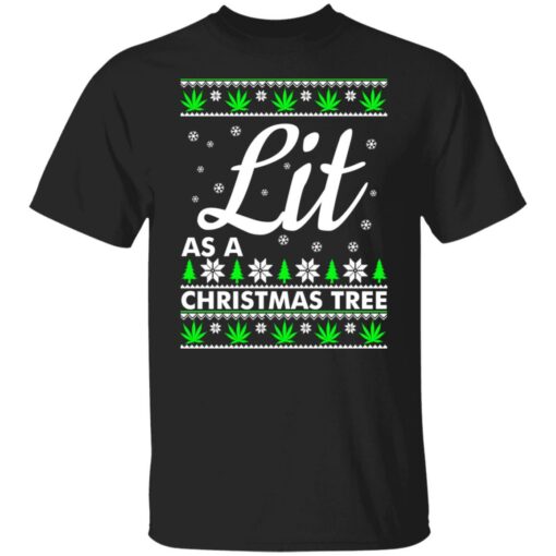 Lit as a christmas tree Christmas sweater $19.95 redirect10042021031009 4