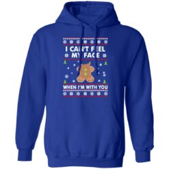 I can't feel my face when i'm with you Christmas sweater $19.95 redirect10042021041002 5