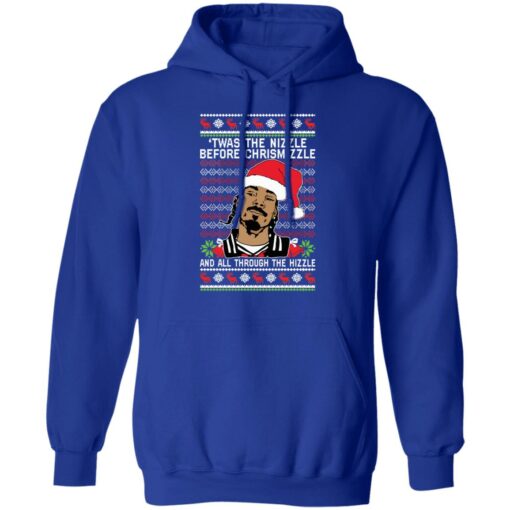 Snoop Dogg twas the nizzle before chrismizzle Christmas sweater $19.95