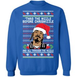 Snoop Dogg twas the nizzle before chrismizzle Christmas sweater $19.95