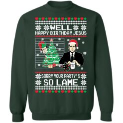 Michael Scott well happy birthday jesus Christmas sweater $19.95