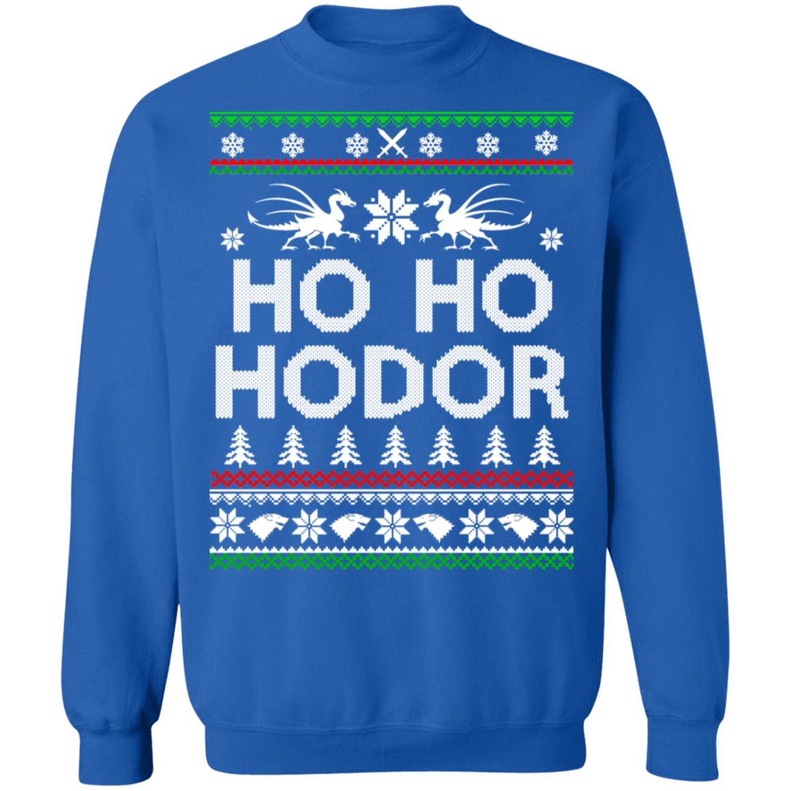 Ho Ho Hodor Christmas Sweater Lelemoon