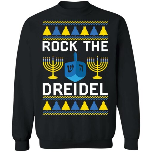 Rock the Dreidel Christmas sweater $19.95