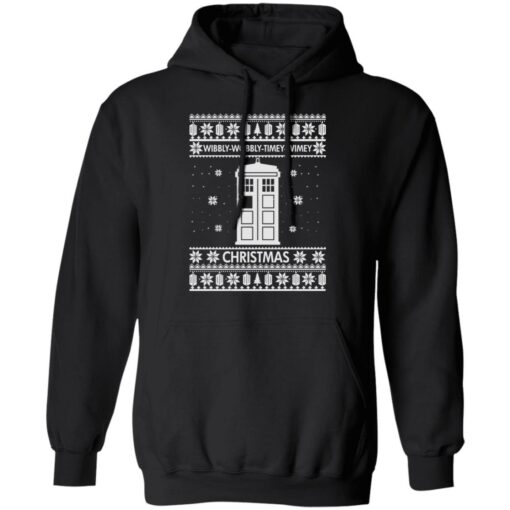 Wibbly wobbly timey wimey Christmas sweater $19.95