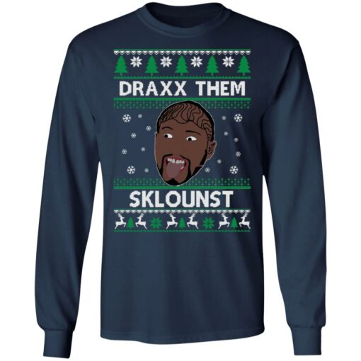 Draxx them sklounst Christmas sweater $19.95