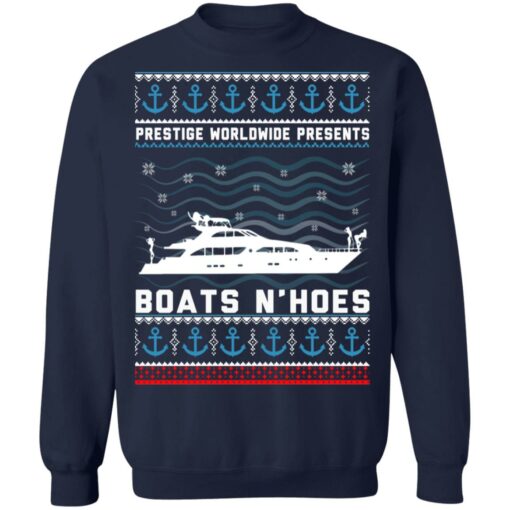 Prestige worldwide presents boats n hose Christmas sweater $19.95