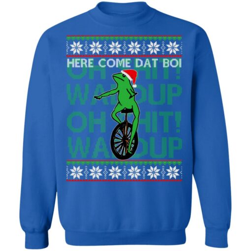Frog here come Dat Boi Christmas sweater $19.95
