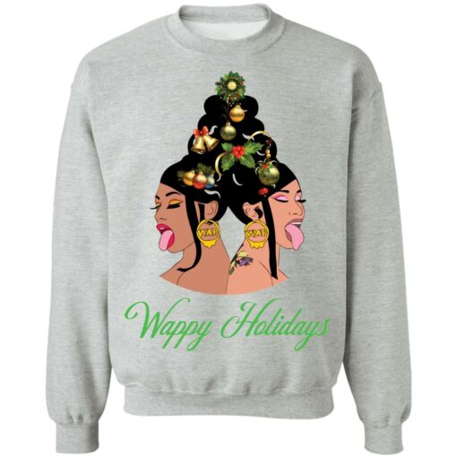 Cardi B wappy holidays Christmas sweater $19.95