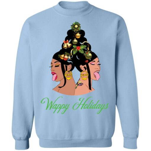 Cardi B wappy holidays Christmas sweater $19.95